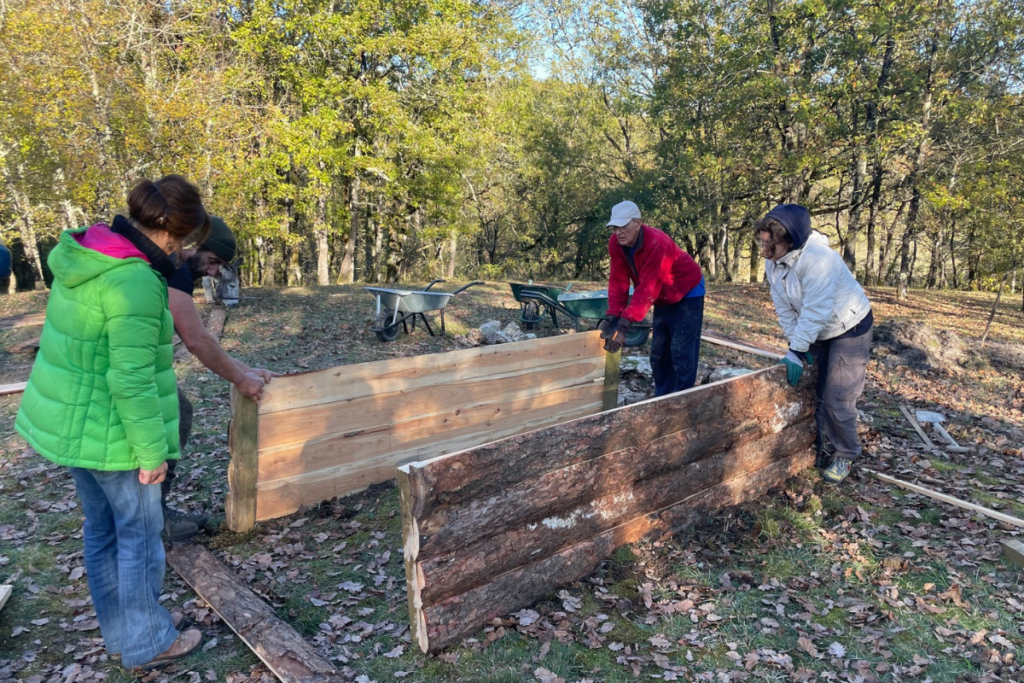 Le chantier du potager