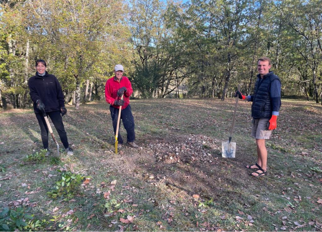 Le chantier du potager